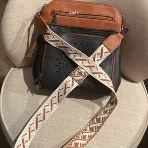 Designer Leather Crossbody purse